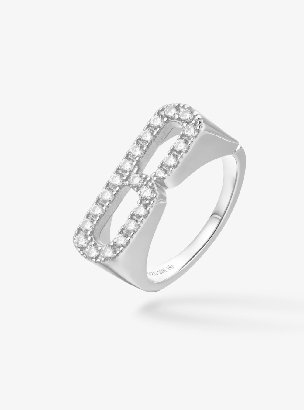 Bague Initial B - Sun Society 