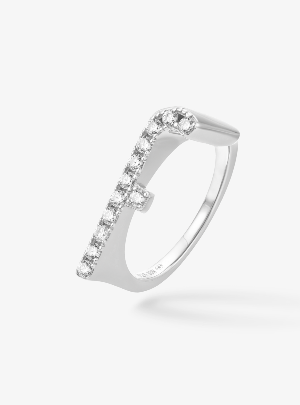 Bague Initial F - Sun Society 