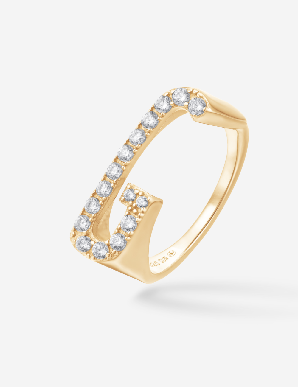 Bague Initial G - Sun Society 