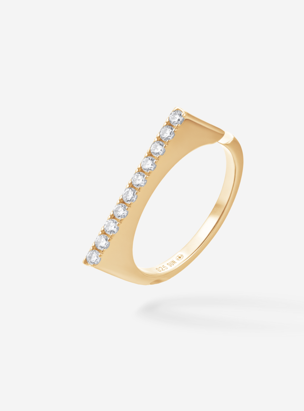 Bague Initial I - Sun Society 