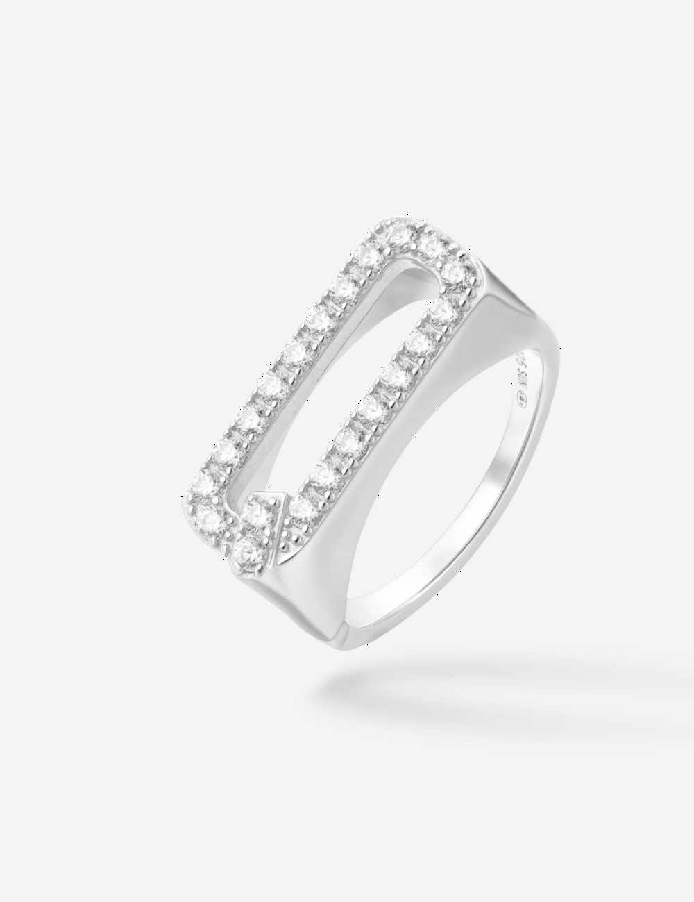 Bague Initial Q - Sun Society 