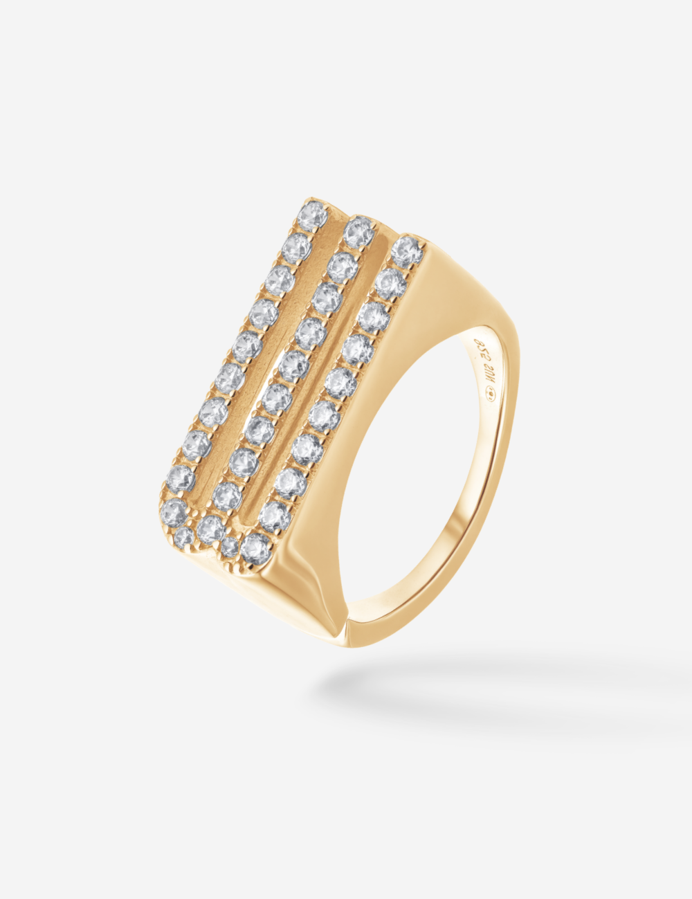 Bague Initial W - Sun Society 