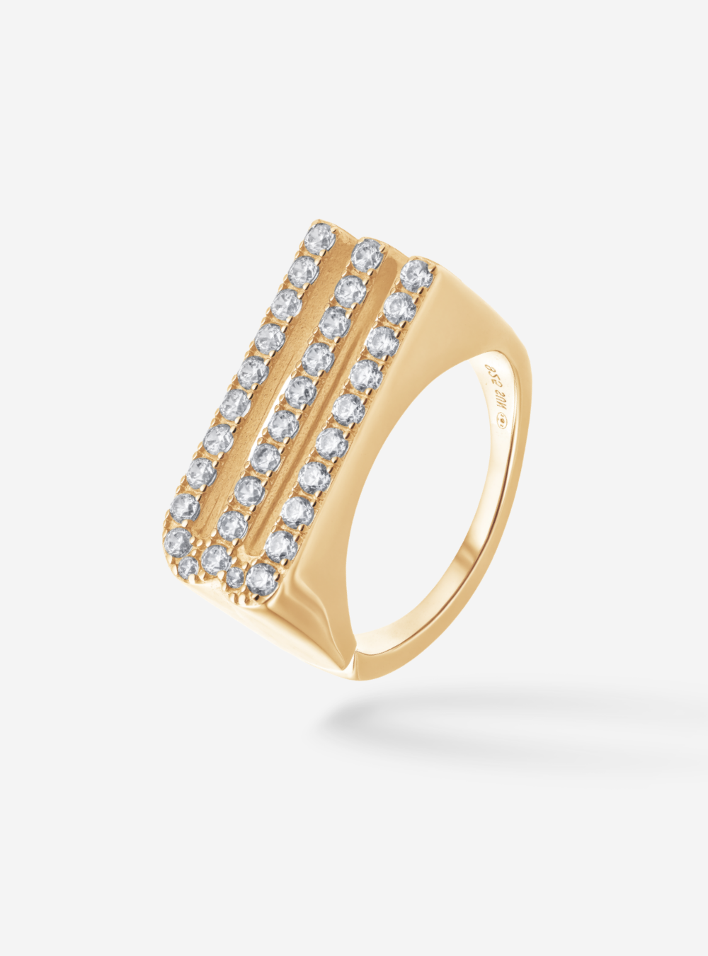 Bague Initial W - Sun Society 