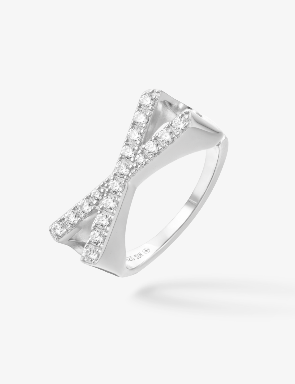 Bague Initial X - Sun Society 