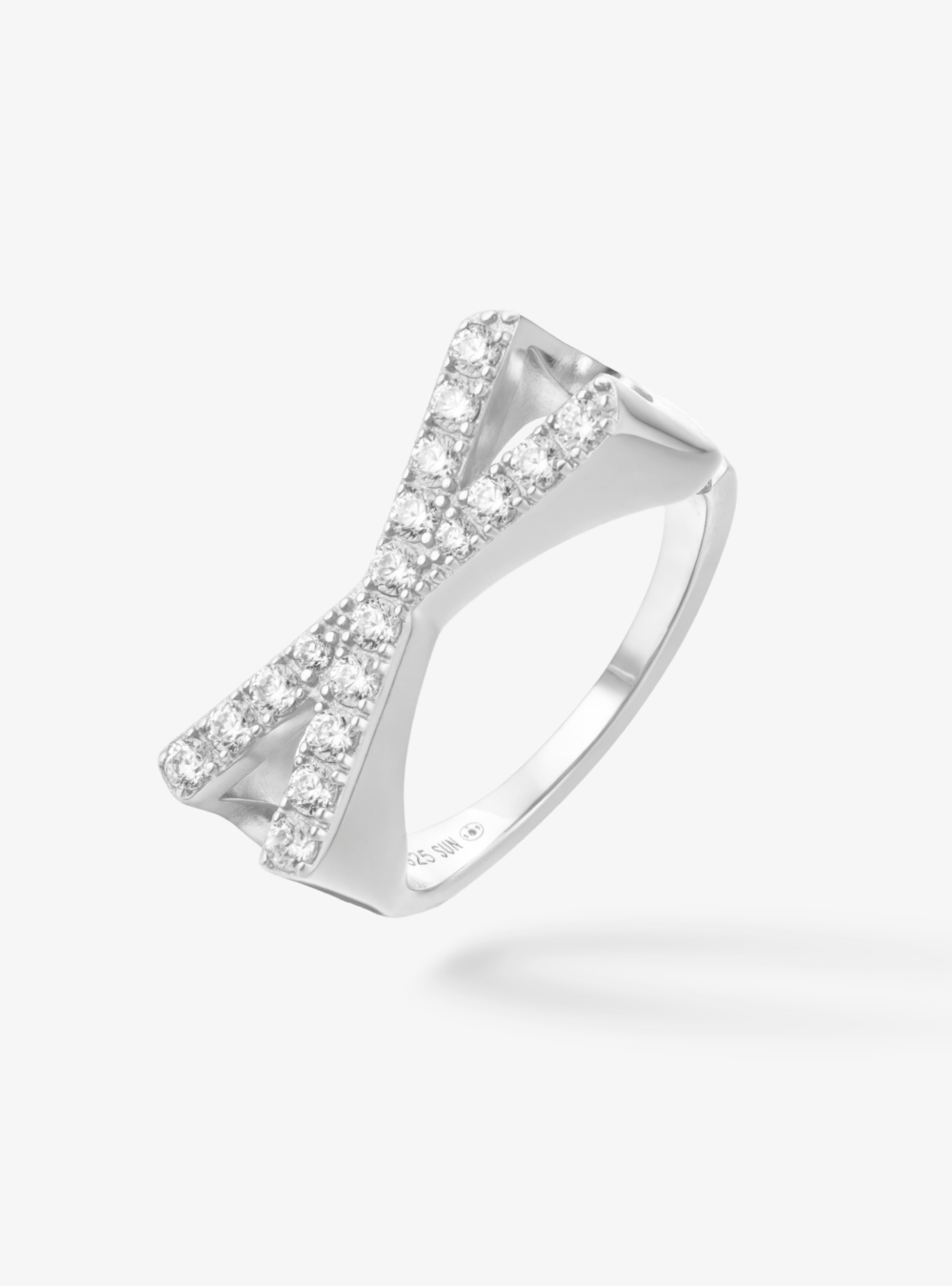 Bague Initial X - Sun Society 