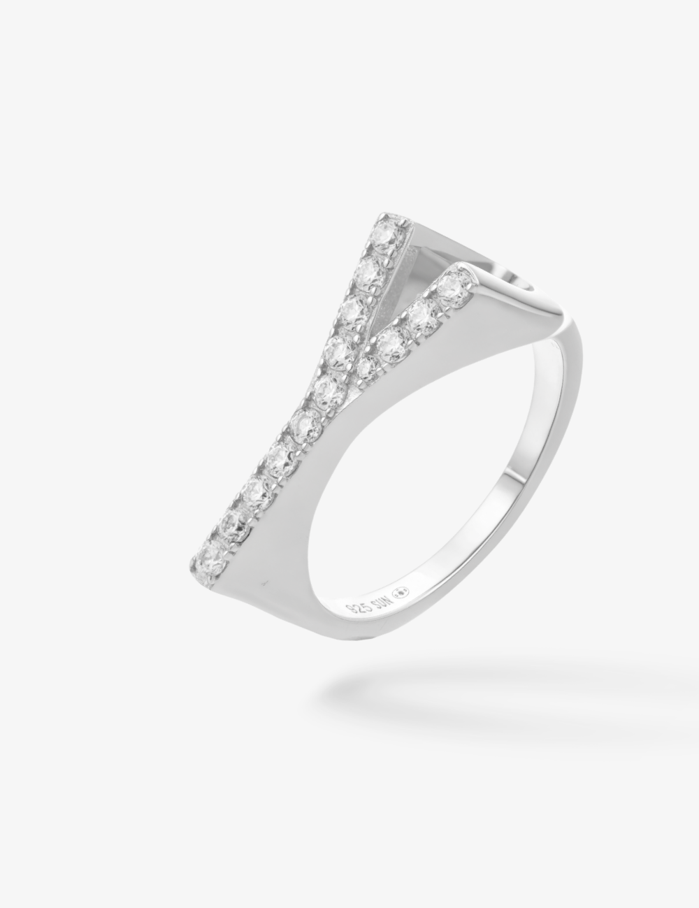 Bague Initial Y - Sun Society 