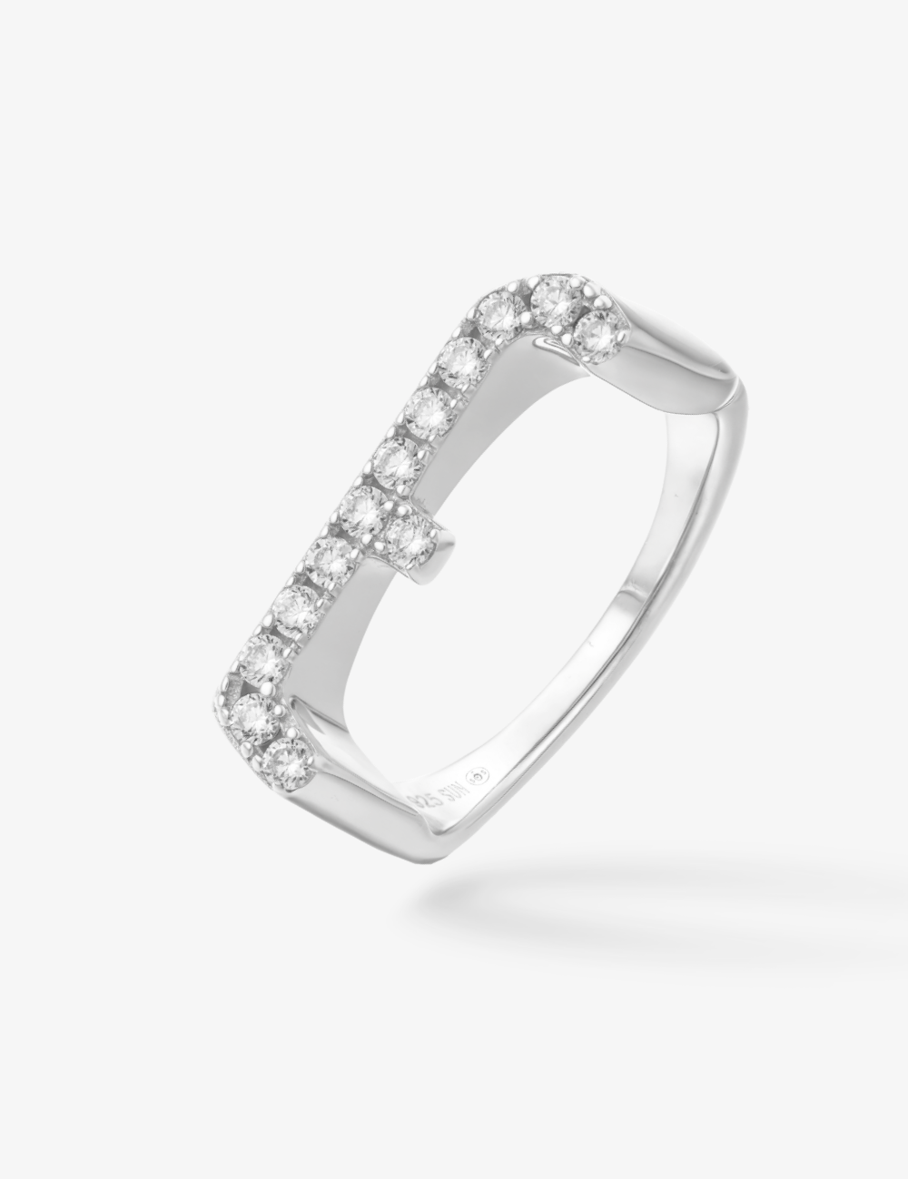 Bague Initial E - Sun Society 