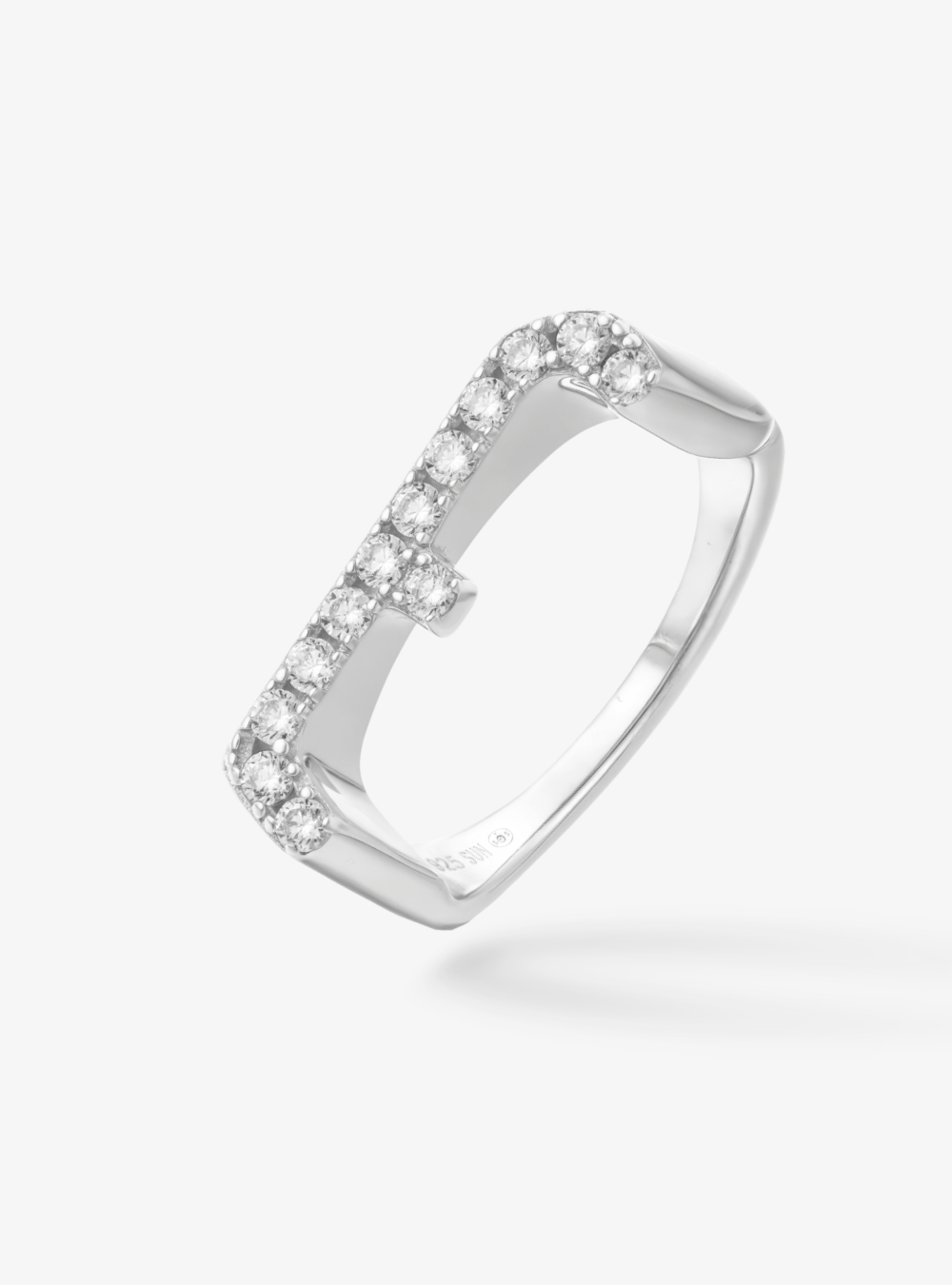 Bague Initial E - Sun Society 