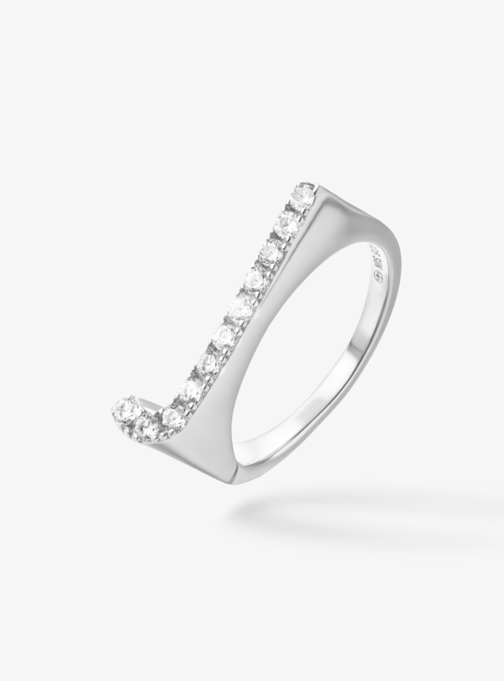 Bague Initial J - Sun Society 