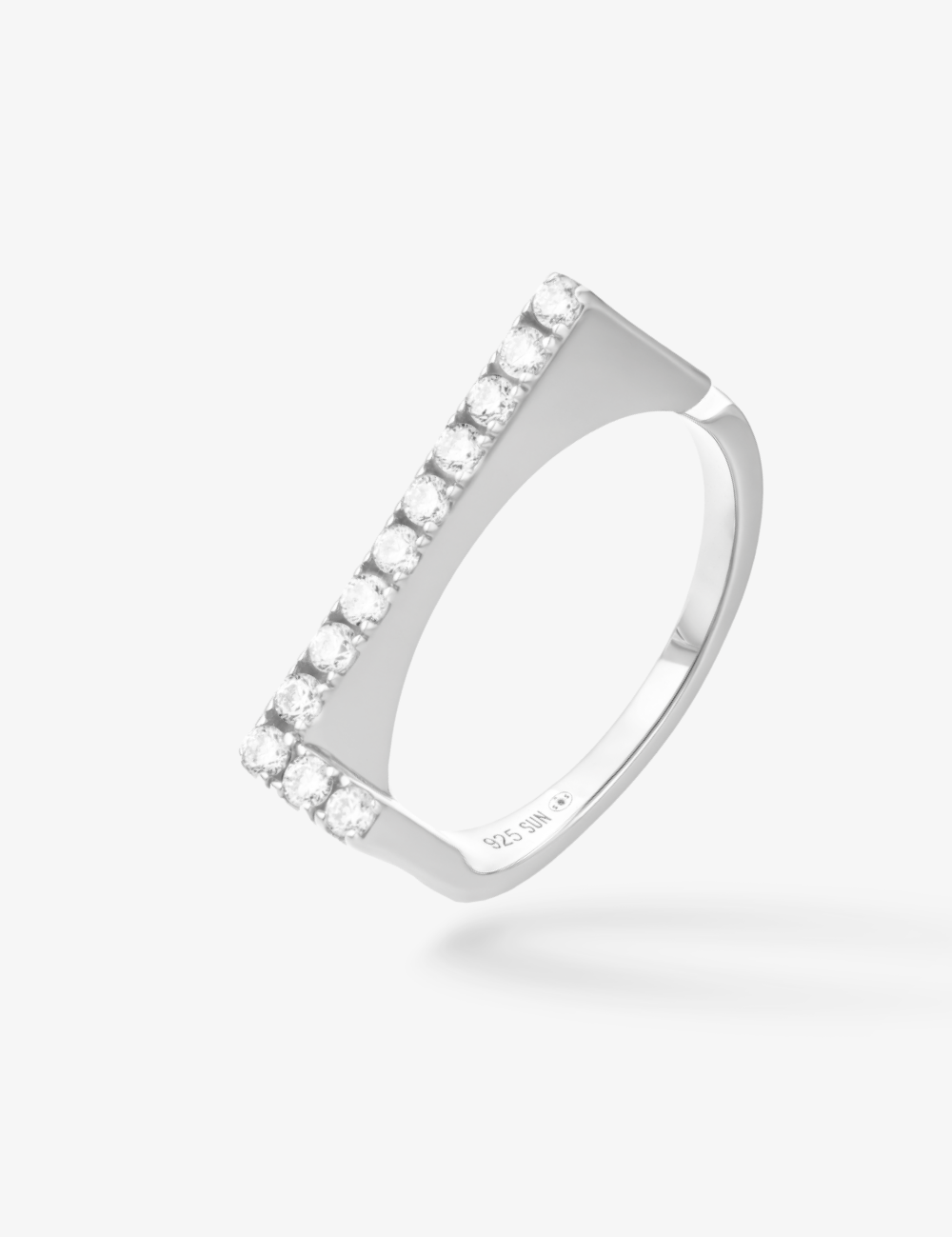 Bague Initial L - Sun Society 