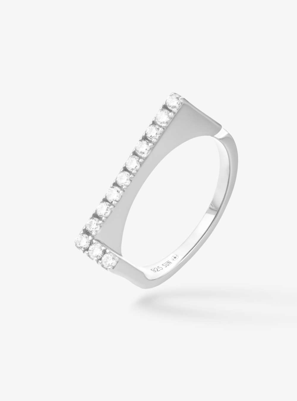 Bague Initial L - Sun Society 