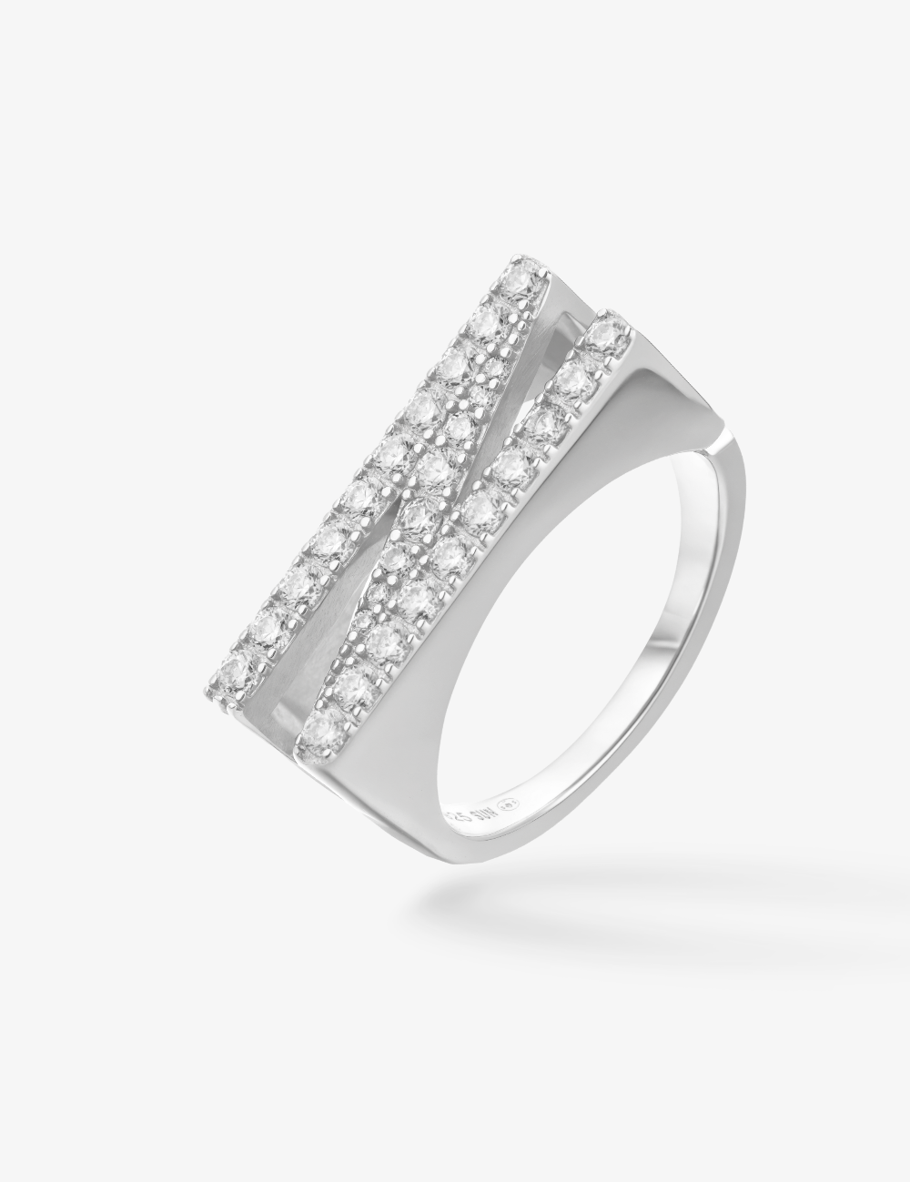 Bague Initial N - Sun Society 