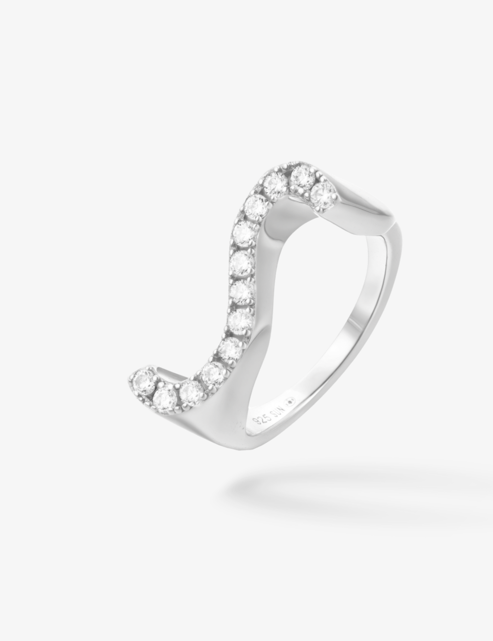 Bague Initial S - Sun Society 