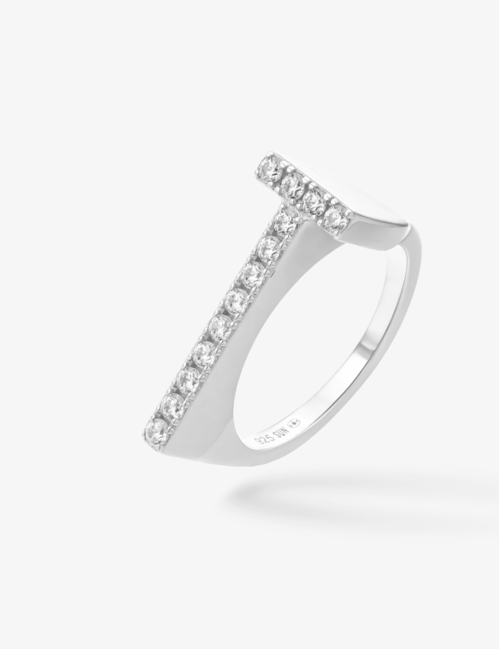 Bague Initial T - Sun Society 