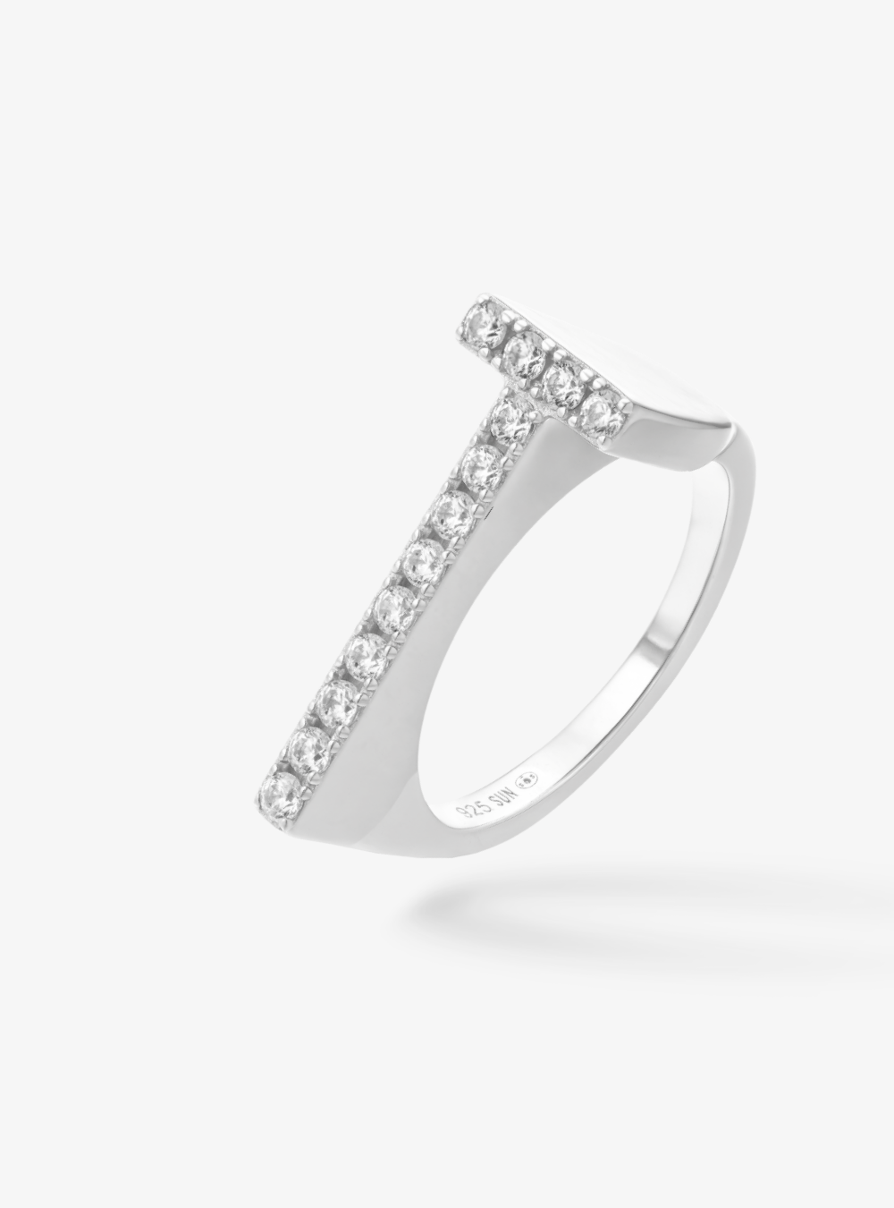 Bague Initial T - Sun Society 