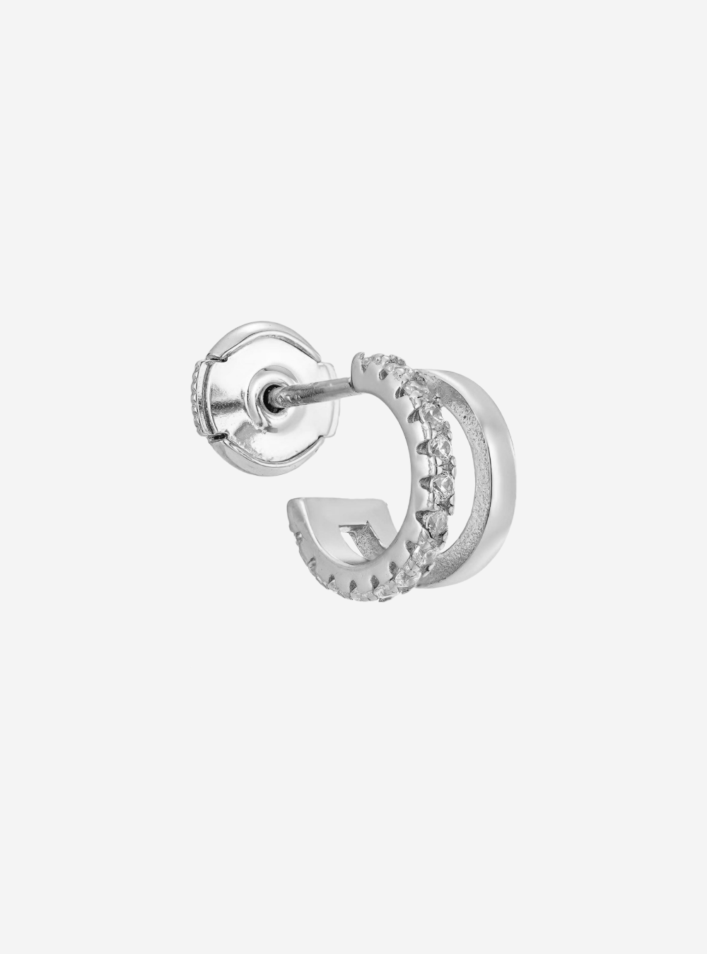 Boucle Double Semi-Pavée 8 mm - Sun Society 